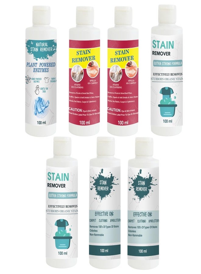 TOOVUS Stain Remover Combo Pack of Shirt, Red (Pack of 2), Doll (Pack of 2), Sky and Sky Stain Remover | Multi-Surface Cleaning Solution for Clothes, Fabrics, Upholstery (100 g Each) - Image 1